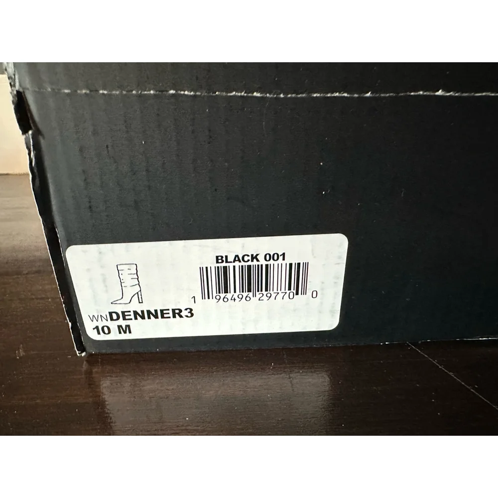 Women's Nine West Black Boots Size 10 - Picture 4 of 5